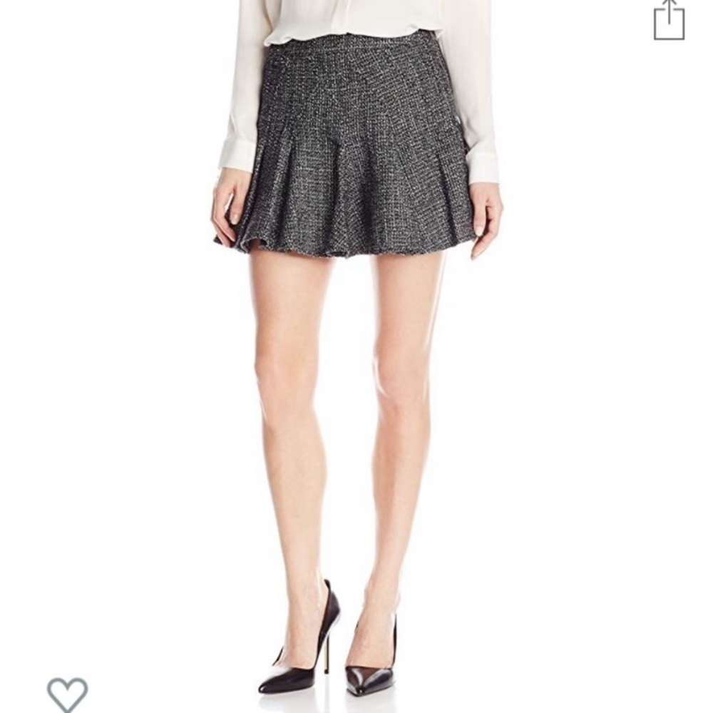 BCBGeneration black and silver mini skirt.